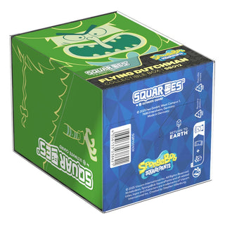 Grüne Squaroe Box mit Flying Dutchman-Motiv, SpongeBob SquarePants™-Edition, von Ultimate Guard für TCG-Decks.