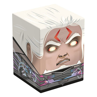 Magic: The Gathering Tezzeret Deck-Box von Ultimate Guard, quadratisch, mit Tezzeret-Design.