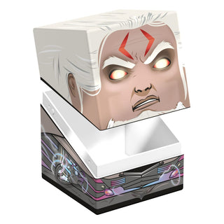 Magic: The Gathering Tezzeret Squaroe Box, weiß-grau, für Deck-Aufbewahrung, von Ultimate Guard.