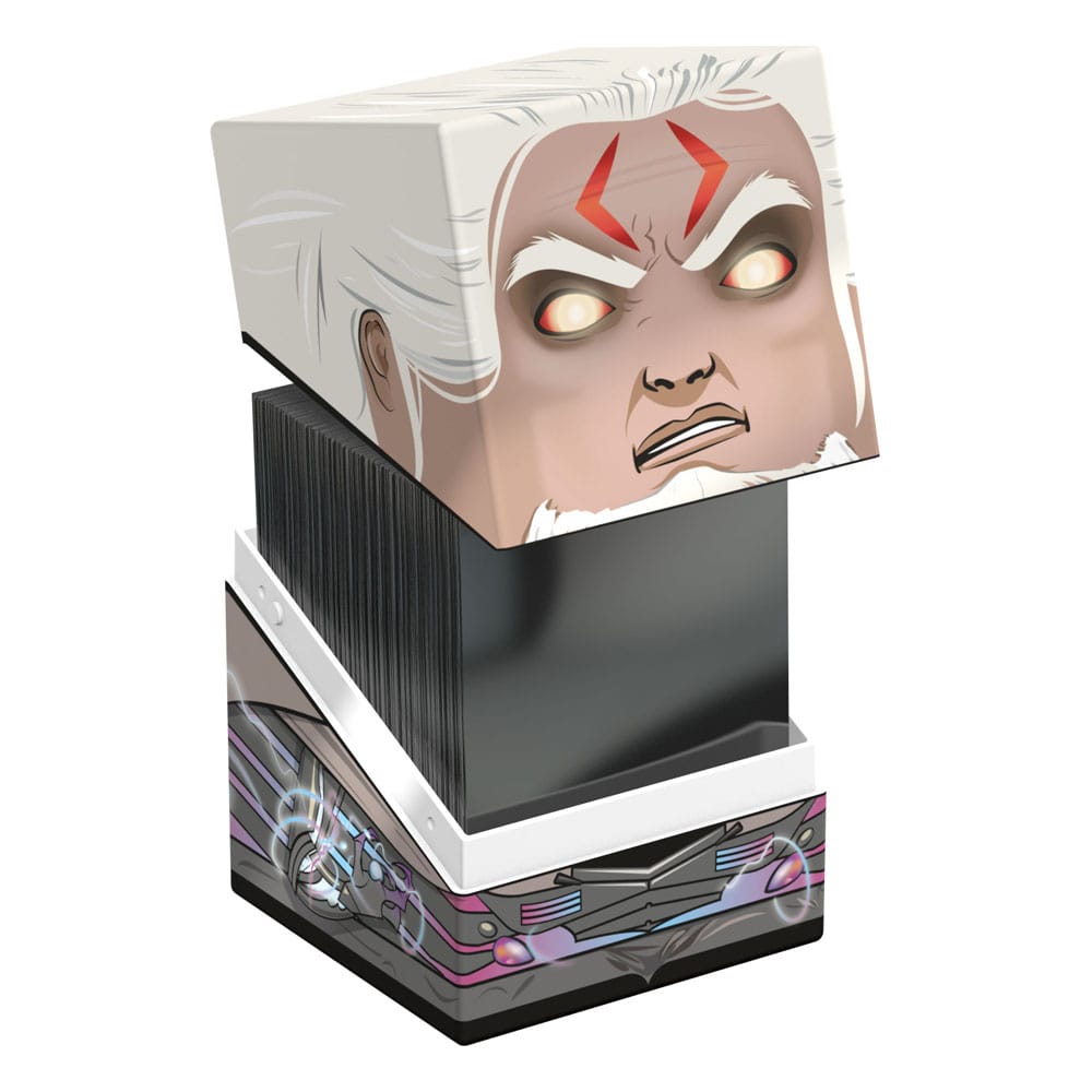 Ultimate Guard Squaroes MTG005 Tezzeret Deck-Box, Magic: The Gathering Design, geöffnete Box mit Karten.