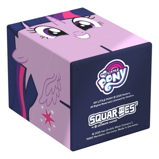 Twilight Sparkle Sammelbox von Ultimate Guard, My Little Pony Design, zur Aufbewahrung von TCG-Decks und Zubehör.