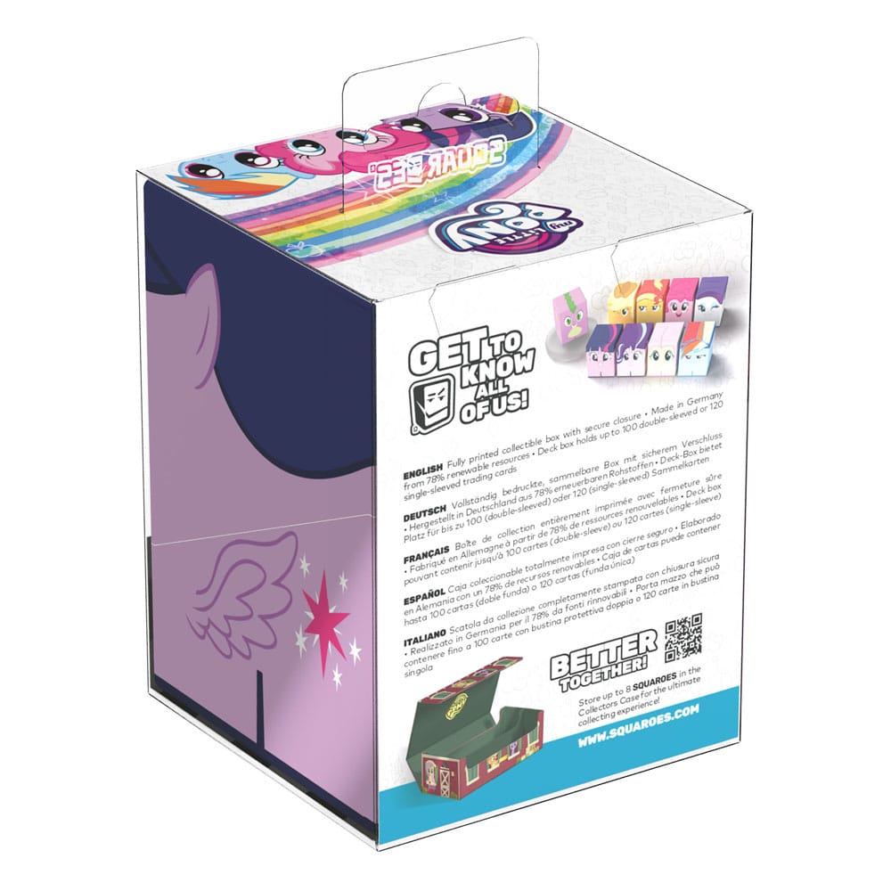 Squaroes Squaroe My Little Pony Box, Twilight Sparkle Design, für TCG-Decks und Sammlerstücke, von Ultimate Guard.