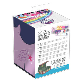 Squaroes Squaroe My Little Pony Box, Twilight Sparkle Design, für TCG-Decks und Sammlerstücke, von Ultimate Guard.