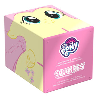 My Little Pony Fluttershy Squaroe Deck-Box von Ultimate Guard, rosa-gelb, für TCG-Decks und Sammlerstücke.