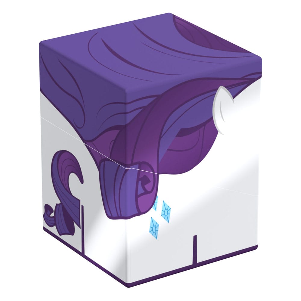 Squaroes Squaroe My Little Pony Rarity Deck-Box, lila Design, für TCG-Decks und Sammlerstücke.