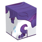 Squaroes Squaroe My Little Pony Rarity Deck-Box, violett-weißes Design, für TCG-Decks und Sammlerstücke.