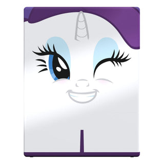 Squaroes Squaroe Box mit Rarity-Design aus "My Little Pony", ideal für TCG-Decks und Sammlerstücke.