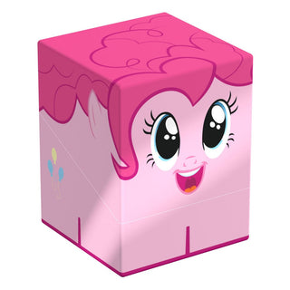 Squaroes Deck-Box Pinkamena Pie, My Little Pony Design, rosa, für TCG-Zubehör und Sammlerstücke.