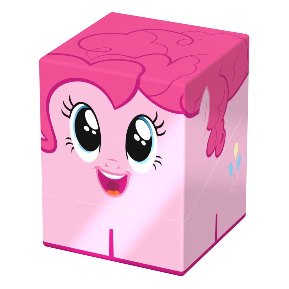 Pinkamena Pie Squaroe Box von Ultimate Guard für TCG-Decks, My Little Pony Design, rosa und quadratisch.