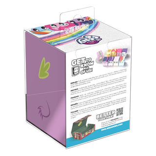 Squaroes Squaroe My Little Pony "Friendship is Magic" MLP009 - Spike Deck-Box, lila, mit buntem Design und Text.