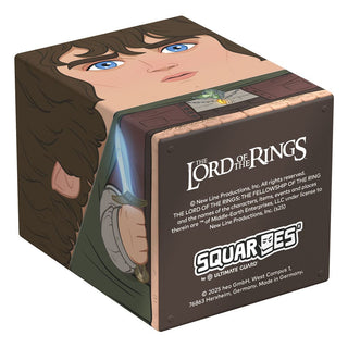 Squaroes Frodo Sammelbox von Ultimate Guard, Herr der Ringe-Edition, zur Aufbewahrung von TCG-Decks und Sammlerstücken.