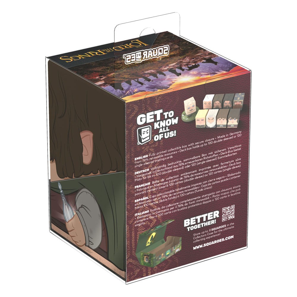 Squaroes Frodo Box von Ultimate Guard, Herr der Ringe Edition, für TCG-Decks und Sammlerstücke.