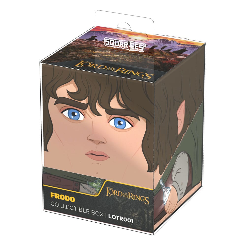 Sammelbox mit Frodo-Design aus "The Lord of the Rings", ideal für TCG-Decks.