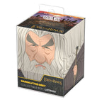 Sammelbox mit Gandalf-Motiv aus "The Lord of the Rings", ideal für TCG-Decks und Sammlerstücke.