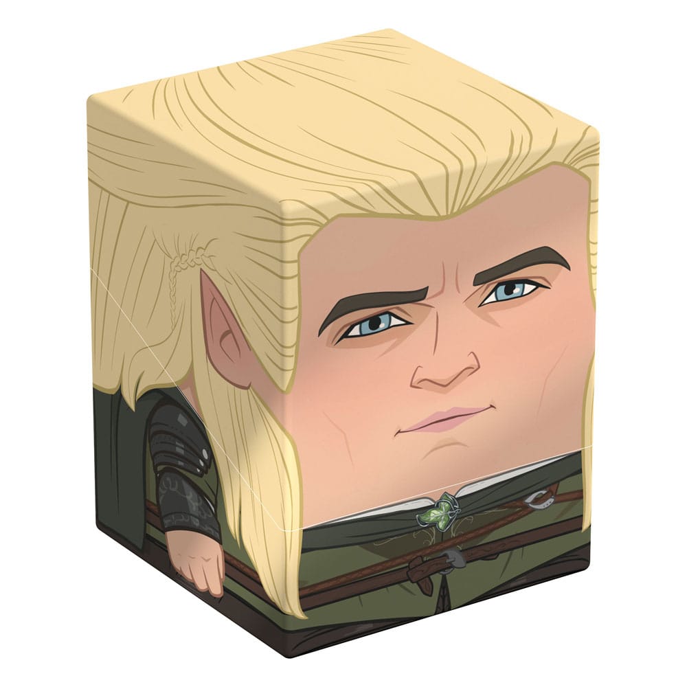 Sammelbox mit Legolas-Design aus "The Lord of the Rings", ideal für TCG-Decks und Sammlerstücke.