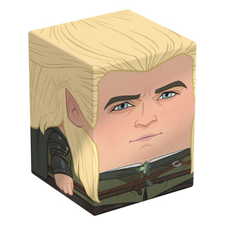 Sammelbox mit Legolas-Design aus "The Lord of the Rings", ideal für TCG-Decks und Sammlerstücke.