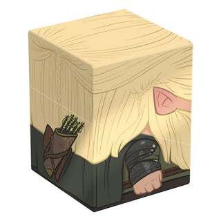 Sammelbox mit Legolas-Design, Herr der Ringe Edition, für TCG-Decks und Zubehör.