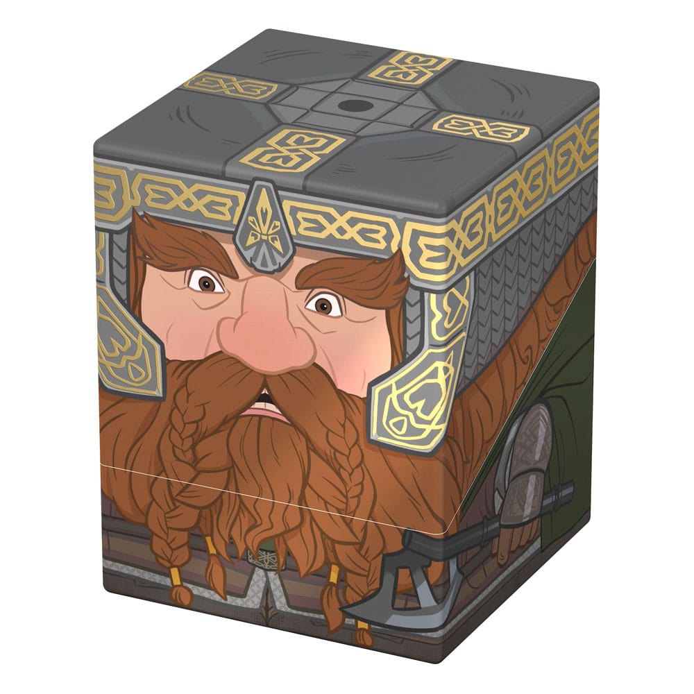 Gimli Squaroe Box von Ultimate Guard, Herr der Ringe Design, zur Aufbewahrung von TCG-Decks und Sammlerstücken.