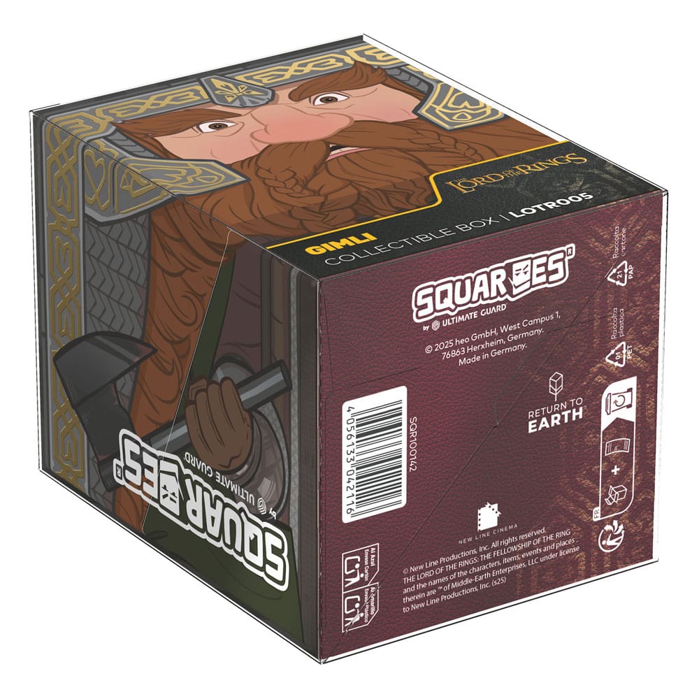 Gimli Sammelbox von Ultimate Guard, Herr der Ringe Edition, für TCG-Decks und Sammlerstücke.