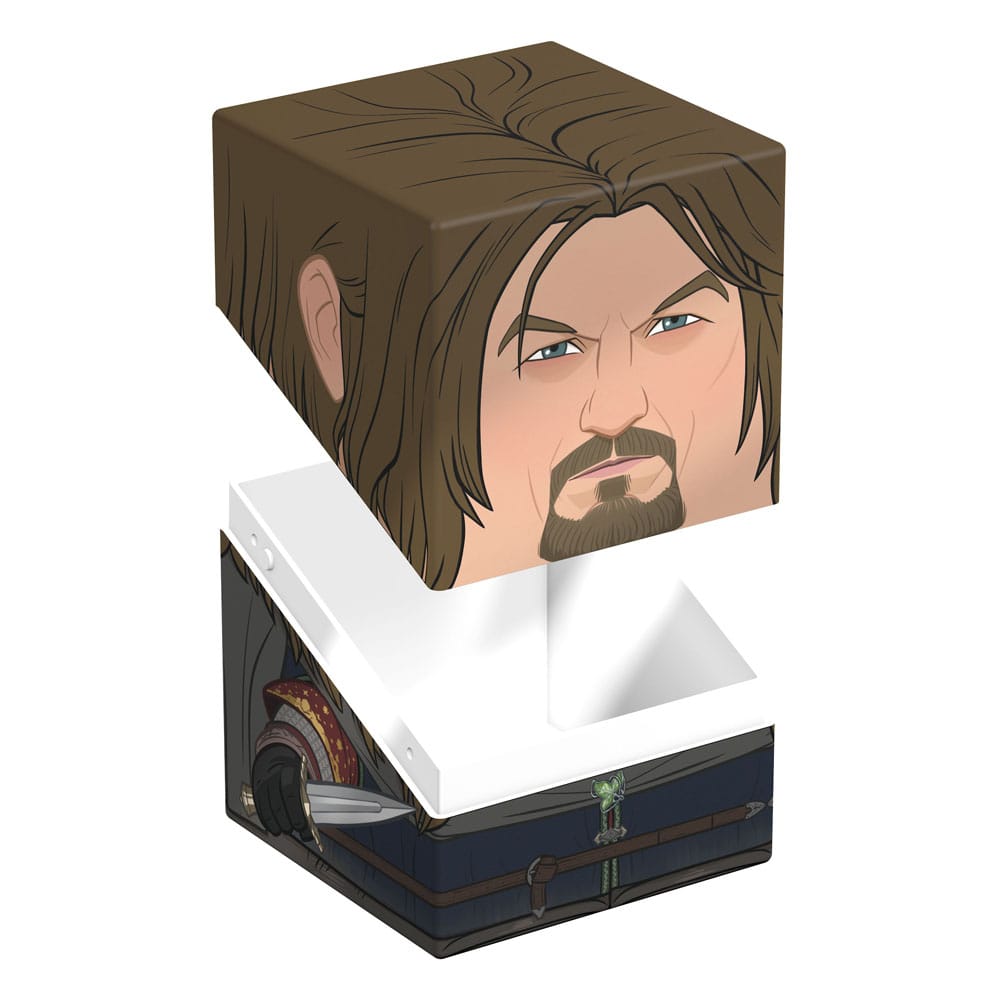 Boromir Squaroe Sammelbox von Ultimate Guard, inspiriert von Herr der Ringe, für TCG-Decks und Sammlerstücke.