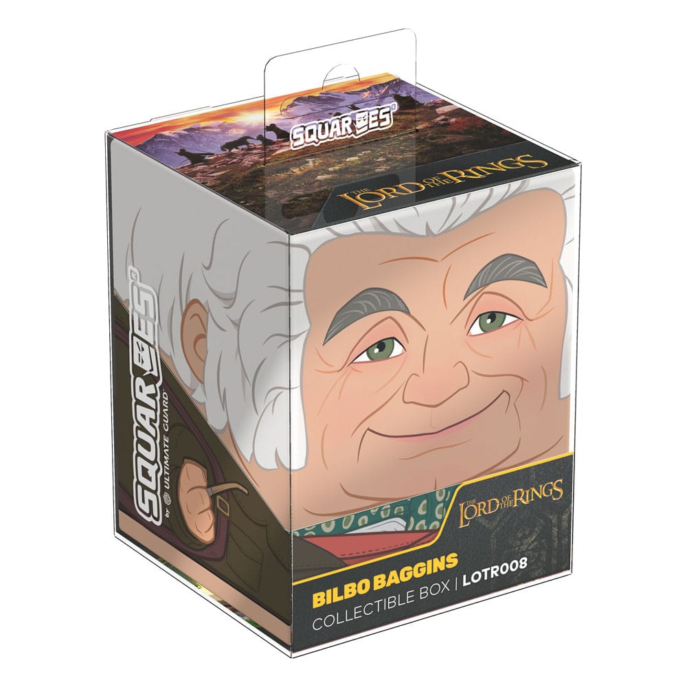 Squaroes Bilbo Baggins Sammelbox, Herr der Ringe Edition, von Ultimate Guard, für TCG-Decks und Sammlerstücke.