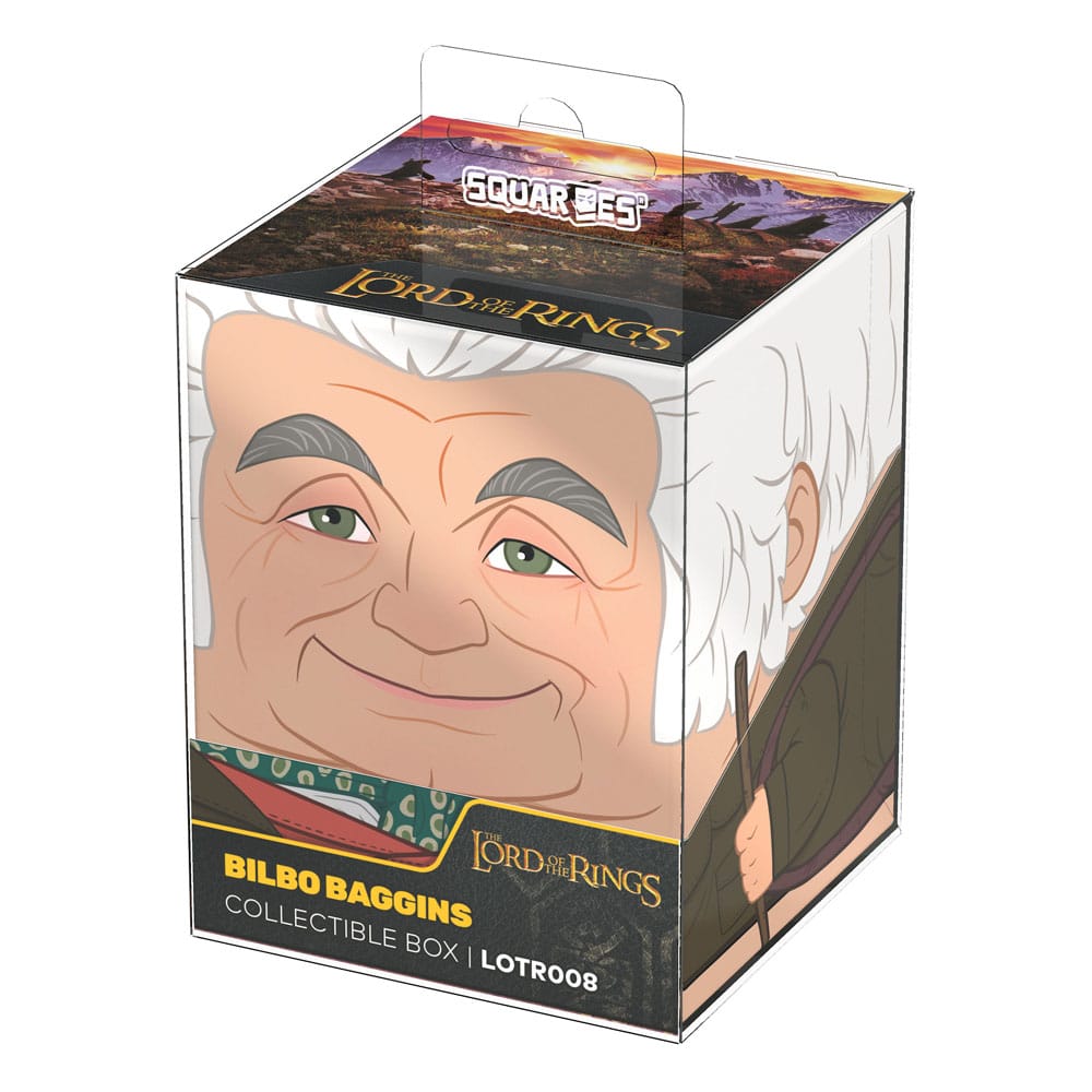Squaroes Bilbo Baggins Sammelbox von Ultimate Guard, Herr der Ringe Edition, zur Aufbewahrung von TCG-Decks.