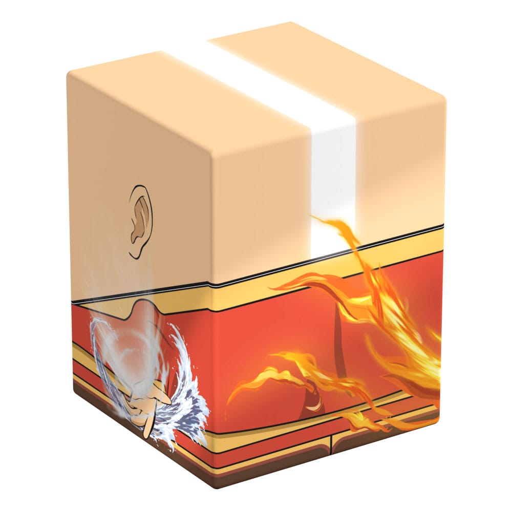 Squaroes Squaroe Avatar Aang Deck-Box mit Feuer- und Wasserdesign von Ultimate Guard.