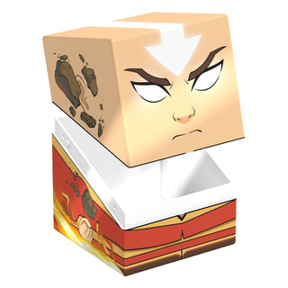 Squaroes Avatar Aang Deck-Box von Ultimate Guard, würfelförmig, für TCG-Zubehör und Sammlerstücke.