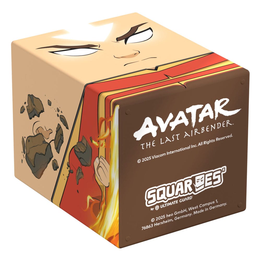 Deck-Box mit Avatar Aang-Design, Ultimate Guard, Squaroes, für TCG-Decks und Sammlerstücke, Avatar: The Last Airbender.