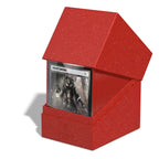 Rote Ultimate Guard Boulder Deck Box 133+ mit Karten, nachhaltiges Design.