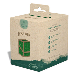 Ultimate Guard Return To Earth Boulder Deck Case 133+ Standardgröße Grün