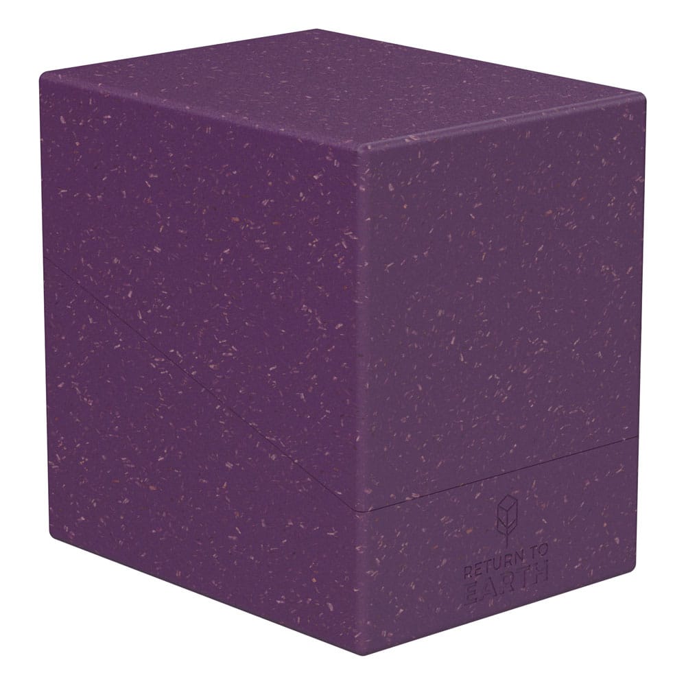 Violette Ultimate Guard Boulder Deck Box 133+ für Standardkarten, nachhaltiges Design.