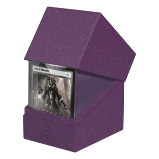 Violette Ultimate Guard Boulder Deck Box 133+ mit Karten, nachhaltig.