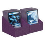 Violette Ultimate Guard Boulder Deck Box 133+ mit Karten, nachhaltiges TCG-Zubehör.
