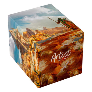 Ultimate Guard RTE Boulder 100+ Artist Edition #2 mit Wüstenstadtmotiv von Mario Renaud.