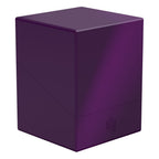 Lila Ultimate Guard Boulder 100+ Kartenbox, stabiler Würfel für 100 Karten.