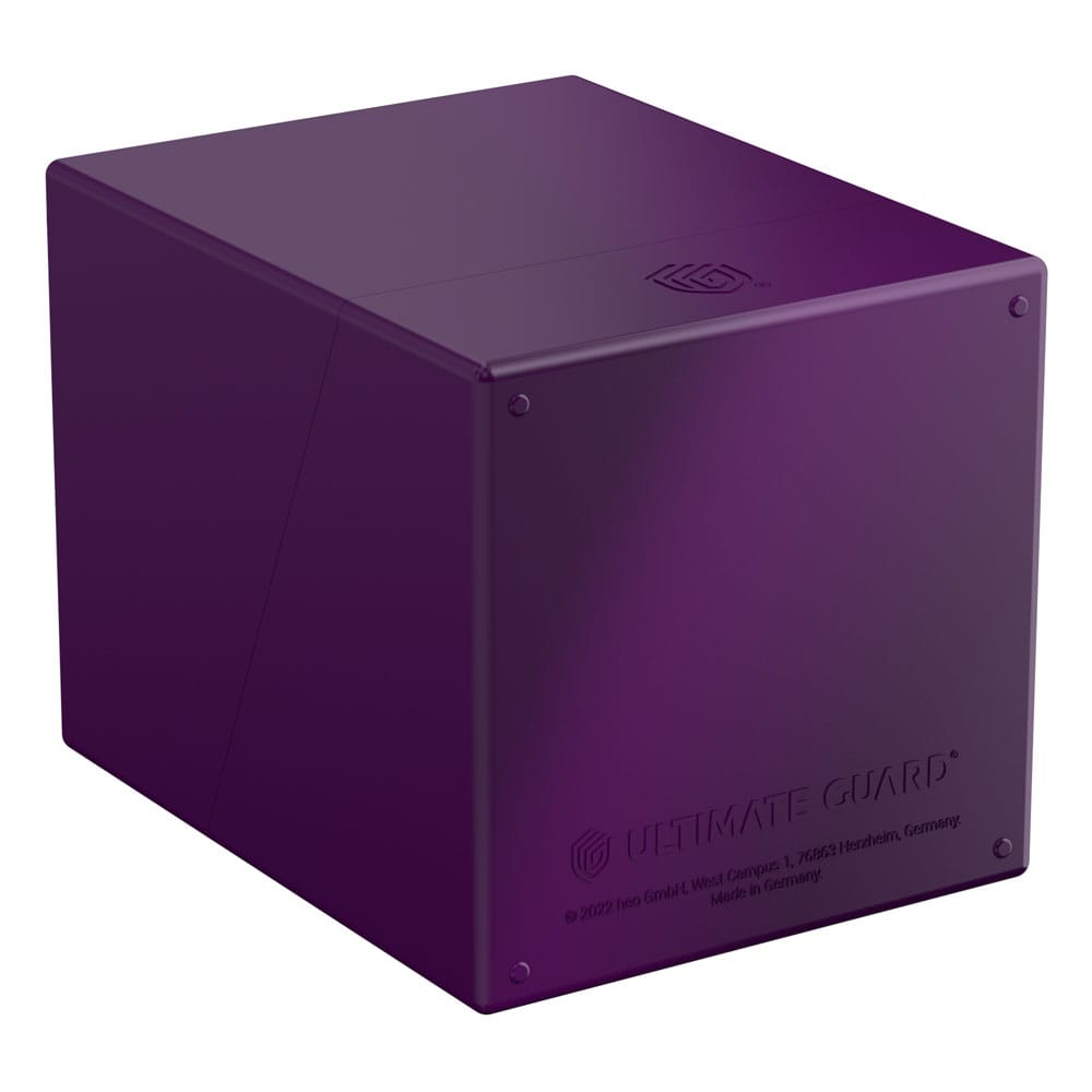 Ultimate Guard Boulder 100+ Solid Kartenbox, lila, für 100 doppelt gesleevte Karten.