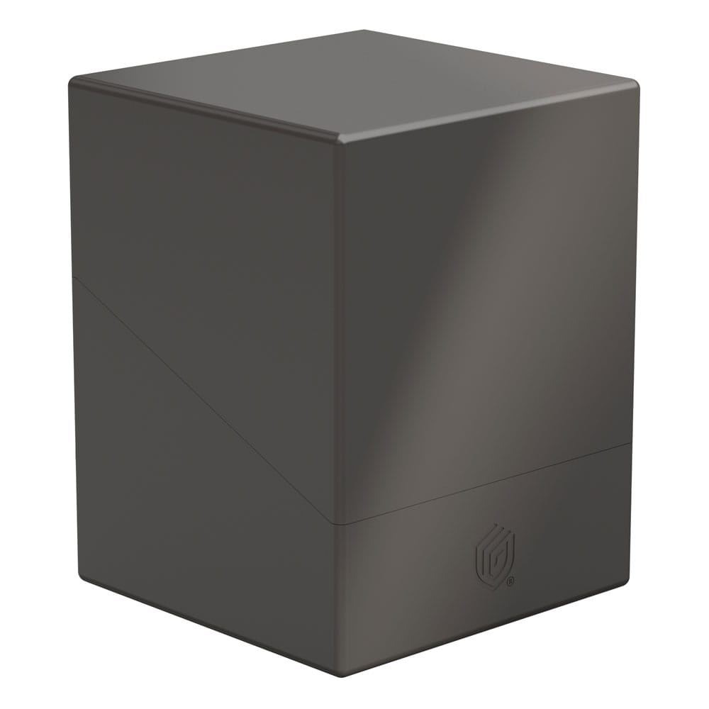 Grauer Ultimate Guard Boulder 100+ Kartenhalter, stabil und solide.