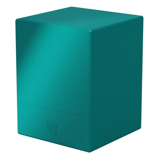 Ultimate Guard Boulder 100+ Solid in Petrol, stabiler Kartenhalter für 100 Karten, ideal für Sammler.