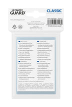 Ultimate Guard Classic Soft Sleeves, 100 transparente Hüllen für japanische Sammelkarten, hohe Transparenz, Polypropylen.