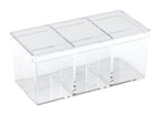 Transparente Ultimate Guard Stack´n´Safe Card Box 480 für bis zu 480 Karten, aus stabilem Kunststoff, ideal für Sammler.