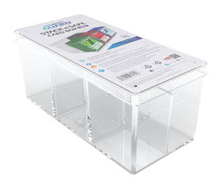 Ultimate Guard Stack´n´Safe Card Box 480, transparente Kunststoffbox für 480 Karten in Hüllen, stapelbar und robust.