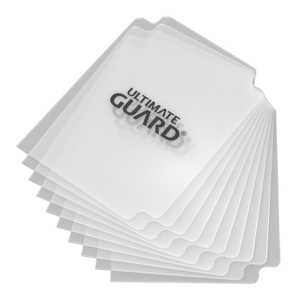 Ultimate Guard transparente Kartentrenner, 10 Stück, beschreibbar, aus Polypropylen, für Kartenboxen geeignet.