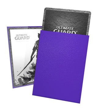 Ultimate Guard Katana Sleeves, blau, Standardgröße, 100 Stück, Kartenhüllen mit Samurai-Design.
