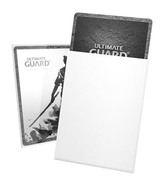 Ultimate Guard Katana Sleeves Weiß, 100er Pack, für Kartenschutz, blickdicht und strapazierfähig.