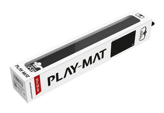Ultimate Guard Spielmatte Monochrome Schwarz 61x35 cm in Verpackung, rutschfest und gepolstert.