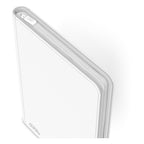 Ultimate Guard Zipfolio 360, weiße Kartenmappe mit Reißverschluss und XenoSkin-Einband, 18-Pocket-Design.