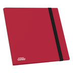 Rote Ultimate Guard Flexxfolio 480 Kartenmappe mit elastischem Verschluss, ideal für Playsets.