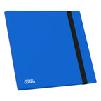 Blaues Ultimate Guard Flexxfolio 480, 24-Pocket Kartenmappe mit elastischem Verschluss.