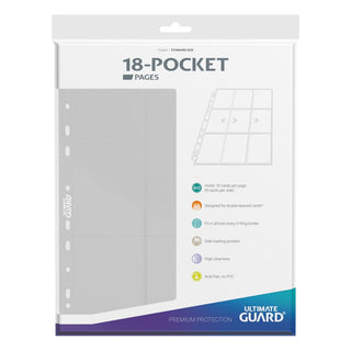 Ultimate Guard 18-Pocket Pages Side-Loading Weiß (10)